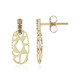 Pendientes en oro con Diamante champán I2 (Ornaments by de Melo)