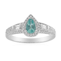 Anillo en oro con Turmalina Paraíba (CIRARI)