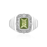 Anillo en plata con Peridoto