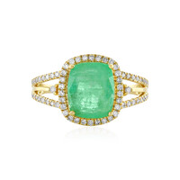 Anillo en oro con Esmeralda de Etiopía (AMAYANI)