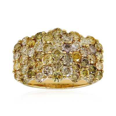 Anillo en oro con Diamante fancy SI2 (CIRARI)