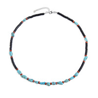Collar en plata con Turquesa