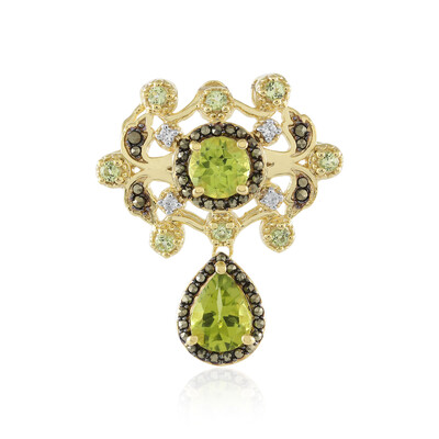 Colgante en plata con Peridoto