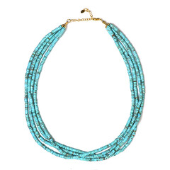 Collar en plata con Magnesita azul