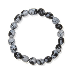 Brazalete con Obsidiana Copo de Nieve