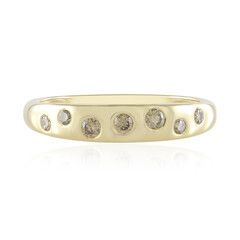 Anillo en oro con Diamante champán SI1