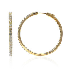 Pendientes en oro con Diamante fancy SI2 (CIRARI)
