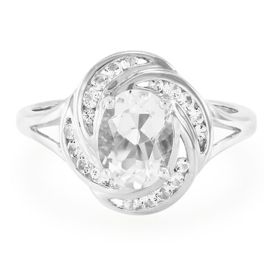 Anillo en plata con Petalita