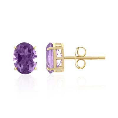 Pendientes en plata con Amatista