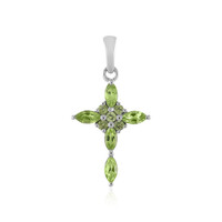 Colgante en plata con Peridoto de Arizona