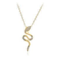 Collar en plata con Topacio blanco