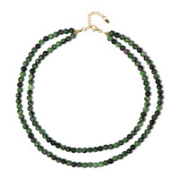 Collar en plata con Rubí Zoisite
