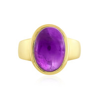 Anillo en plata con Amatista de Zambia