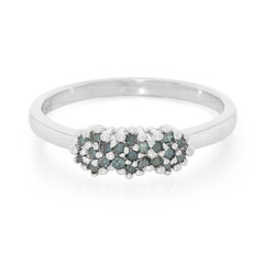 Anillo en plata con Diamante fantasía
