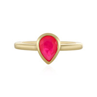 Anillo en plata con Ópalo rosa de Etiopía