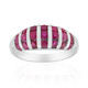 Anillo en plata con Rubí de Birmania (Pallanova)