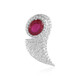 Colgante en plata con Rubí de Bemainty (MONOSONO COLLECTION)