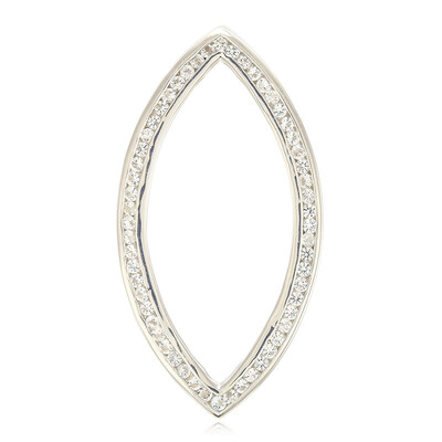 Colgante en plata con Topacio blanco (MONOSONO COLLECTION)