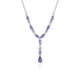 Collar en plata con Tanzanita
