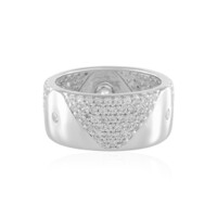 Anillo en plata con Zircón (de Melo)