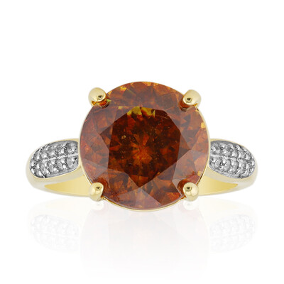 Anillo en oro con Esfalerita