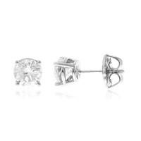 Pendientes en oro con Diamante I1 (H)  (CIRARI)