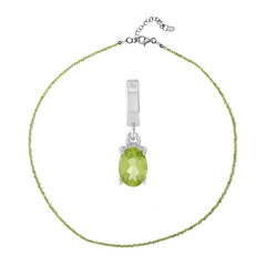Set en plata con Peridoto