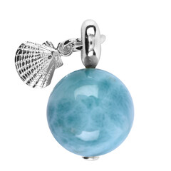 Colgante en plata con Larimar