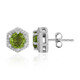Pendientes en plata con Peridoto