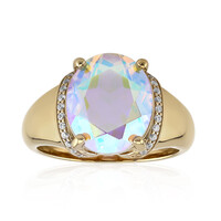 Anillo en plata con Cuarzo Rayo de luna