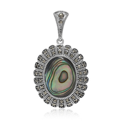 Colgante en plata con Concha de Abalone