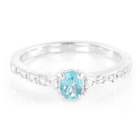 Anillo en plata con Apatita