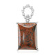 Colgante en plata con Obsidiana caoba