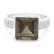 Anillo en plata con Cuarzo ahumado