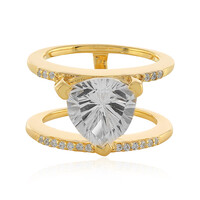 Anillo en plata con Cuarzo blanco