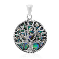 Colgante en plata con Concha de Abalone (Art of Nature)