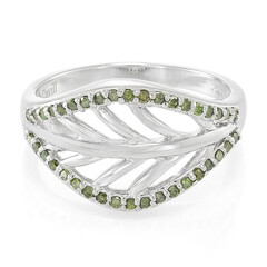 Anillo en plata con Diamante fantasía