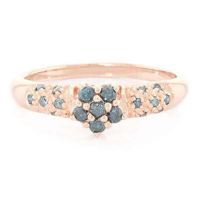 Anillo en plata con Diamante fantasía