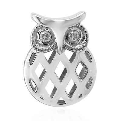 Colgante en plata con Diamante SI1 (G) (Annette)