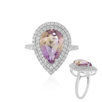 Anillo en plata con Ametrino de Anahí