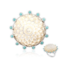 Anillo en plata con Nácar (Anne Bever)