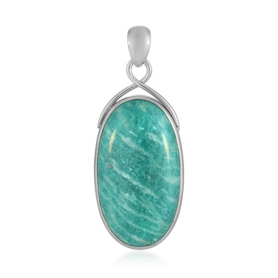 Colgante en plata con Amazonita (Bali Barong)