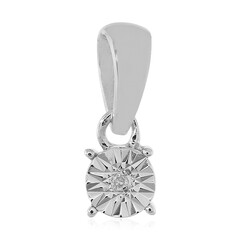 Colgante en plata con Diamante I2 (H)