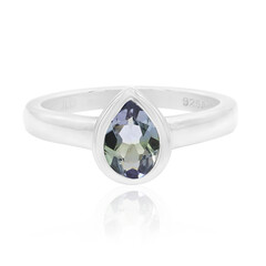 Anillo en plata con Tanzanita sin calentar