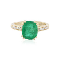 Anillo en oro con Esmeralda de Rusia (AMAYANI)