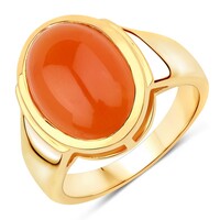 Anillo en plata con Cornalina