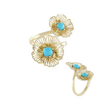 Anillo en oro con Turquesa bella durmiente (Ornaments by de Melo)