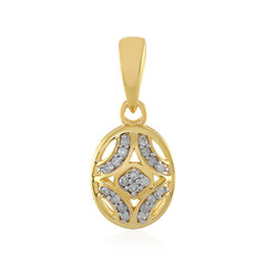 Colgante en plata con Diamante I2 (I)