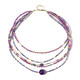 Collar en plata con Fosfosiderita (Riya)