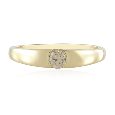 Anillo en oro con Diamante champán VS1
